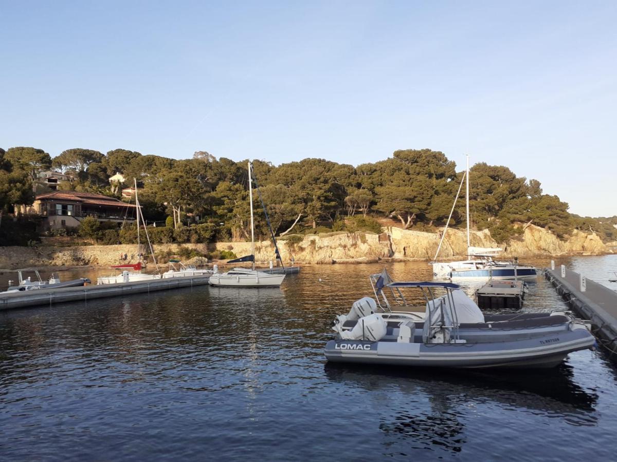 Villa Vue Mer Presqu'Ile De Giens Avec Piscine Hyères Exterior foto
