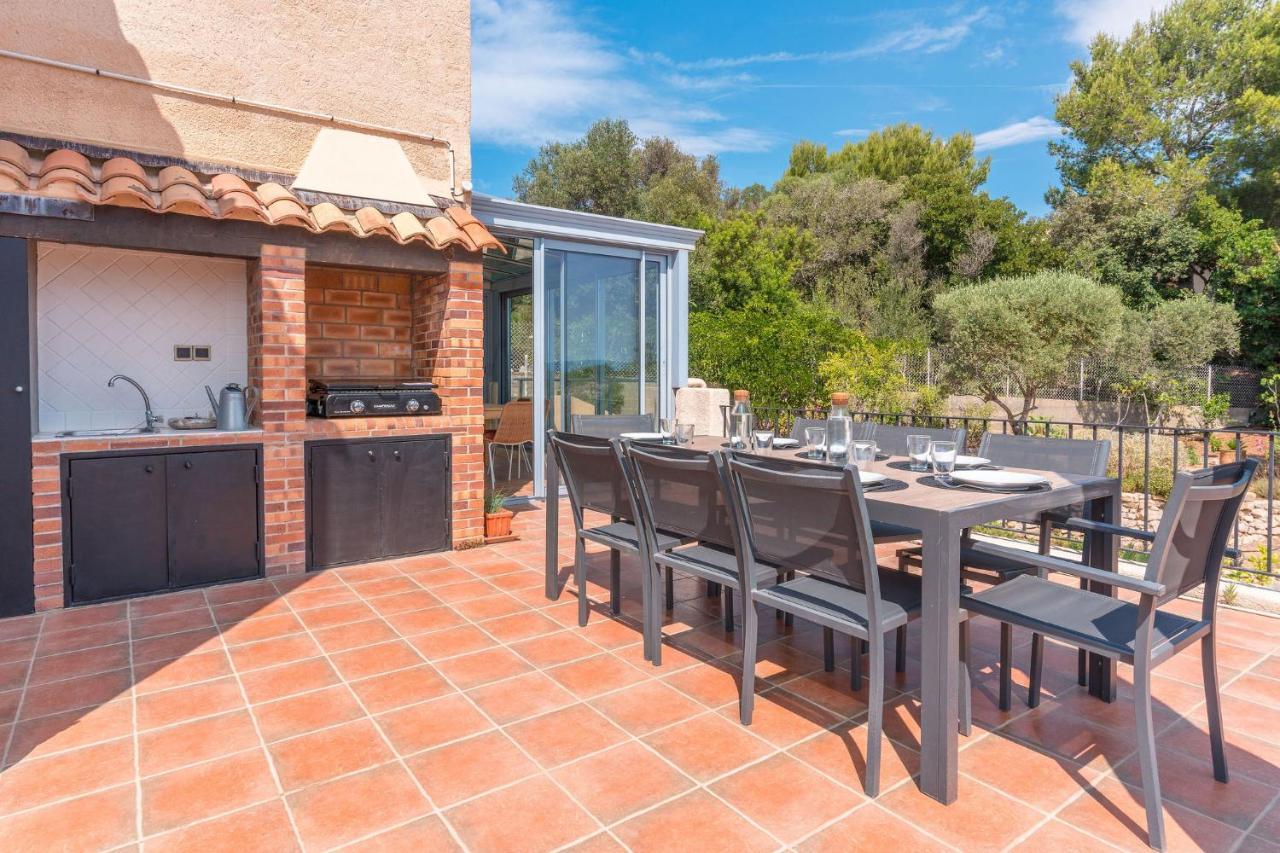Villa Vue Mer Presqu'Ile De Giens Avec Piscine Hyères Exterior foto
