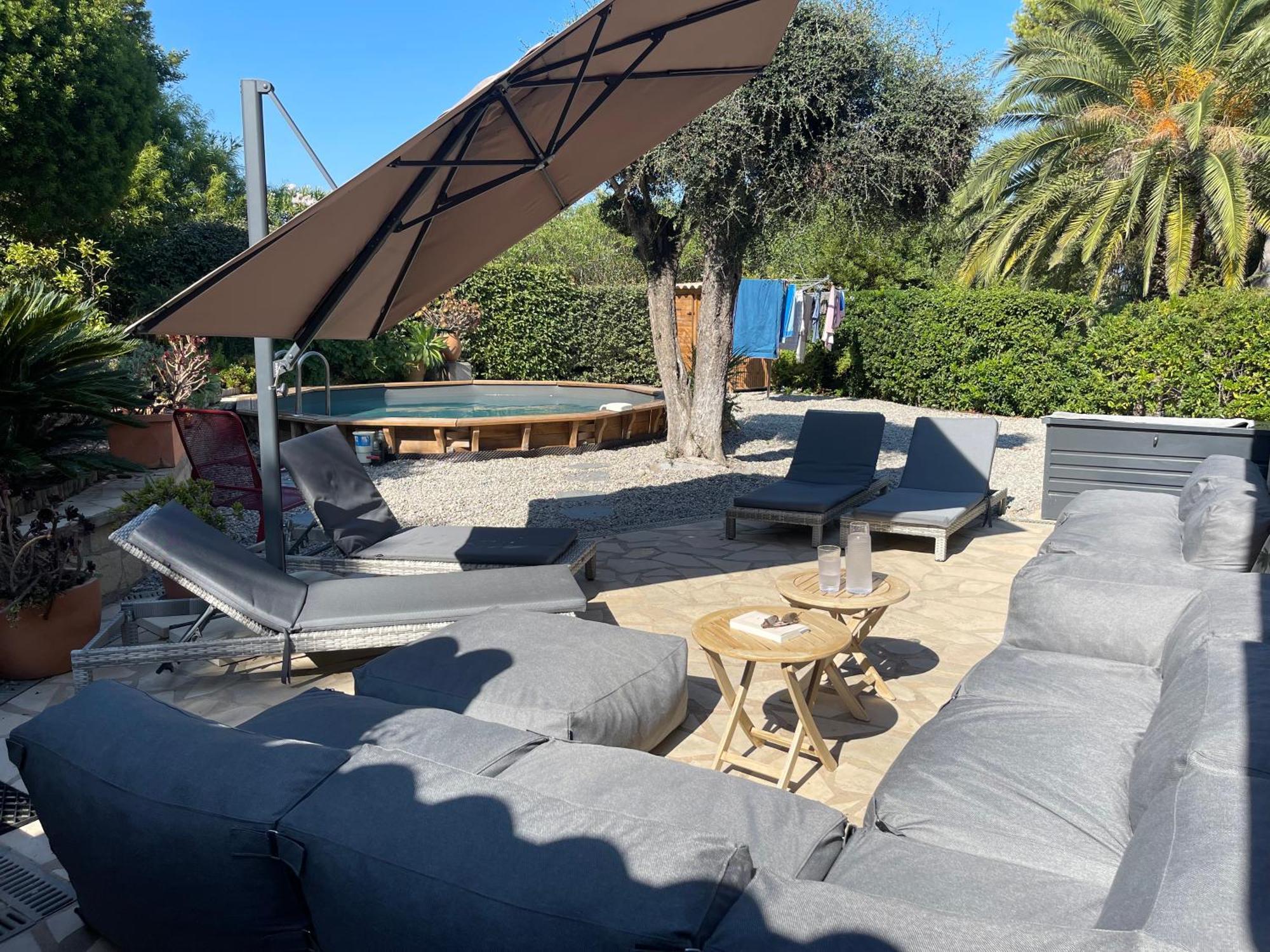 Villa Vue Mer Presqu'Ile De Giens Avec Piscine Hyères Exterior foto